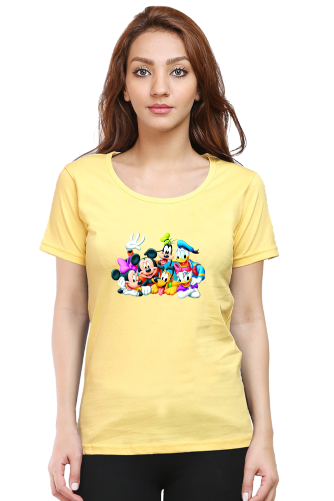 Mickey Mania Printed Half Sleeve T-Shirts