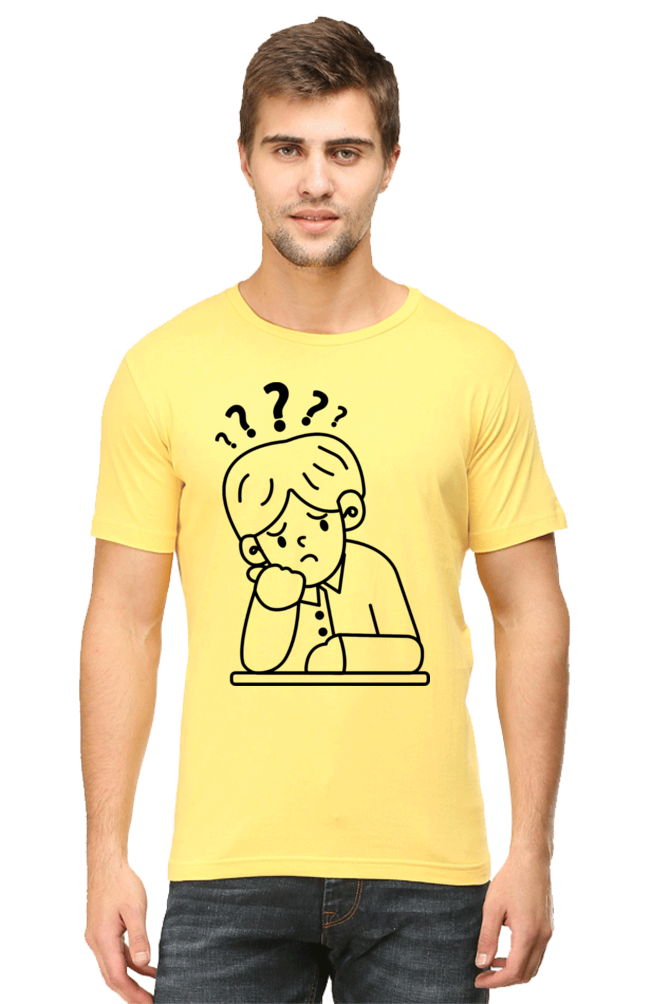 Thinking Art Printed T-shirt