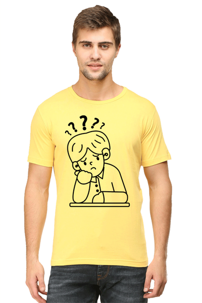 Thinking Art Printed T-shirt