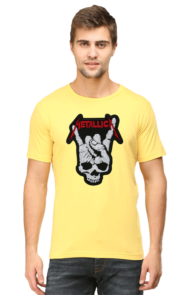 Skull Thrash Metallica Printed T-Shirt