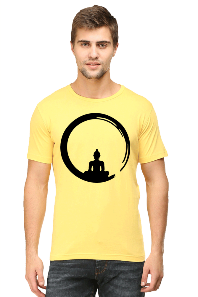 Ink Buddha Art Printed T-Shirt