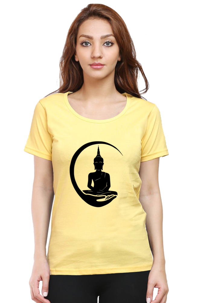 Buddha Serenity Printed Half Sleeve T-Shirt