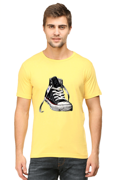 Footprint Design Printed T-Shirt