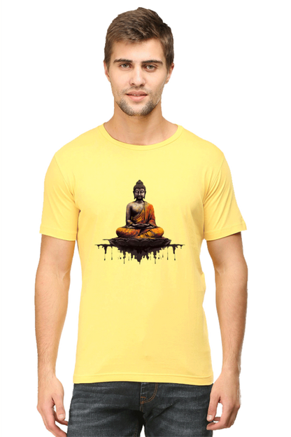 Buddha Clipart Printed T-Shirt