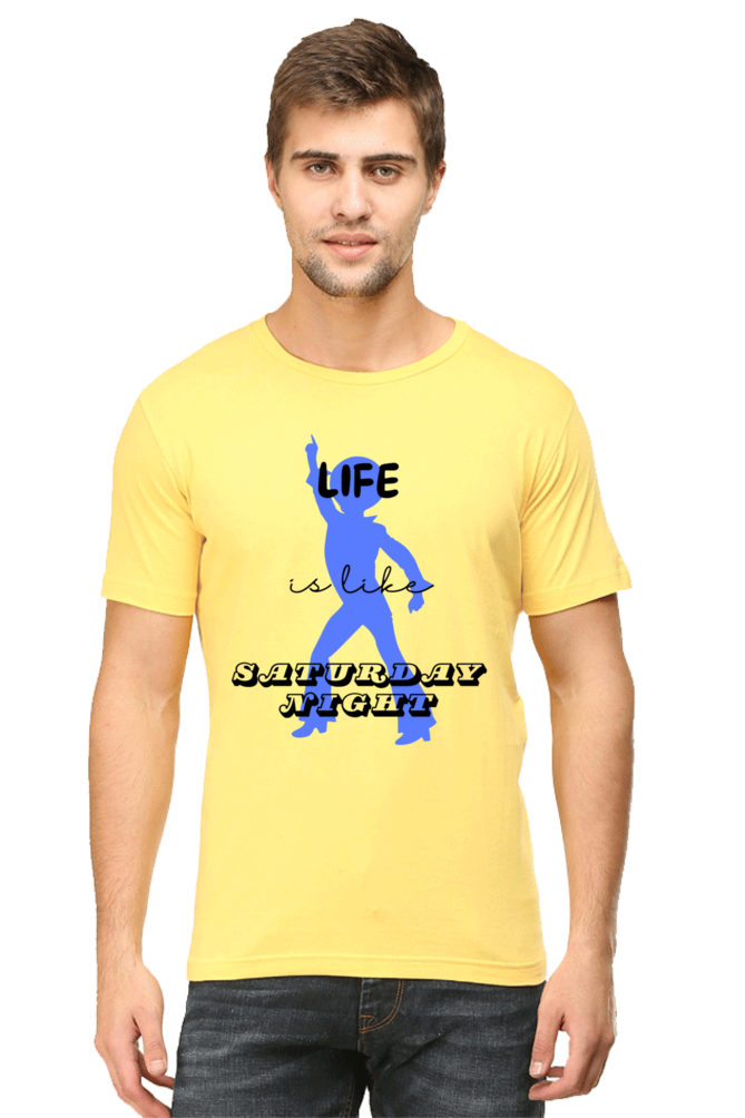 Life Quote Design Printed T-Shirt