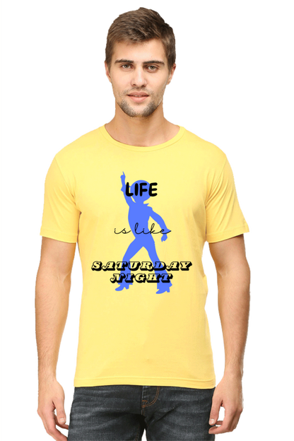 Life Quote Design Printed T-Shirt