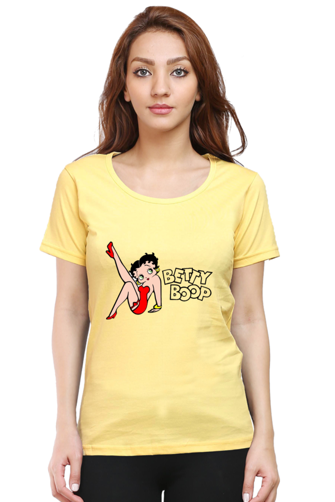 Betty Charm Printed Half Sleeve T-Shirts