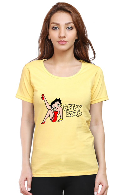 Betty Charm Printed Half Sleeve T-Shirts