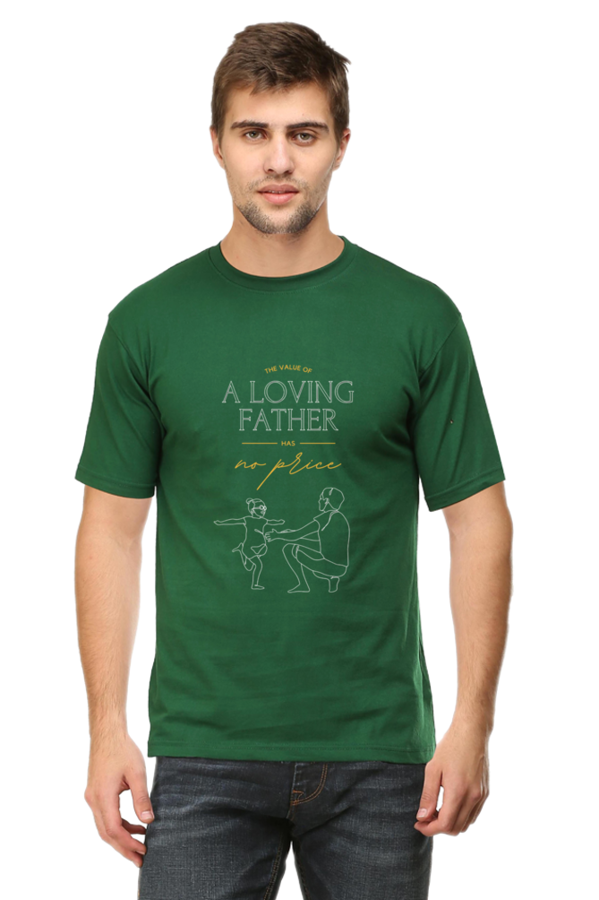 A Loving Father Printed T-Shirt