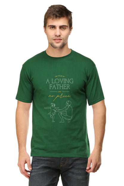 A Loving Father Printed T-Shirt