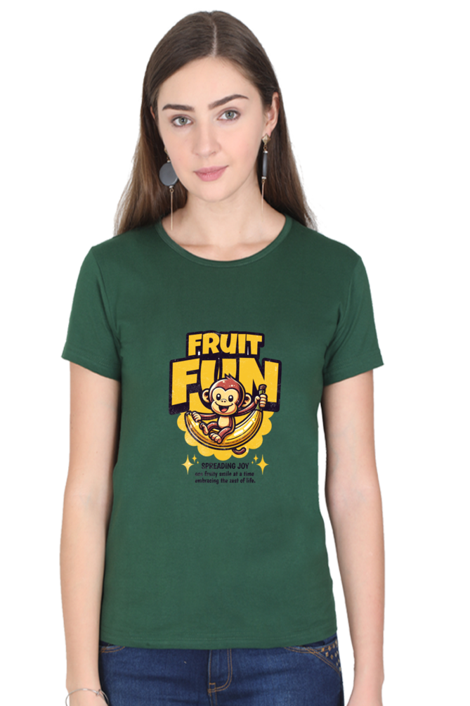 Fruit Fun Money Printed Half Sleeve T-Shirt