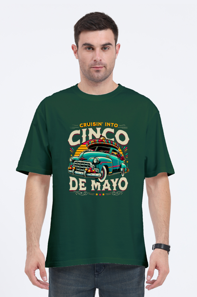 Cinco Demayo Oversized Printed Unisexual T-Shirt