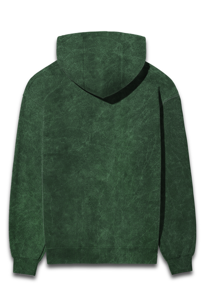 Bold Style Acidic Wash Hooded Sweatshirt