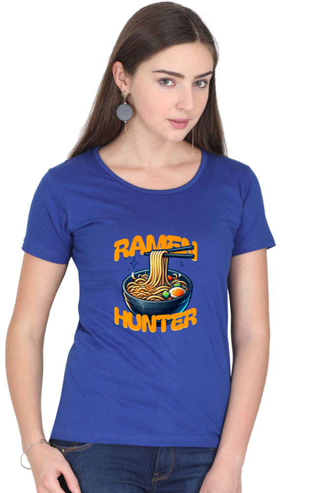 Ramen Hunter Printed Half Sleeve T-Shirt