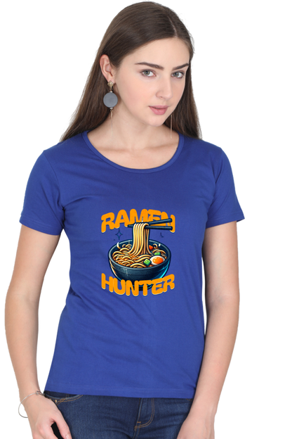 Ramen Hunter Printed Half Sleeve T-Shirt