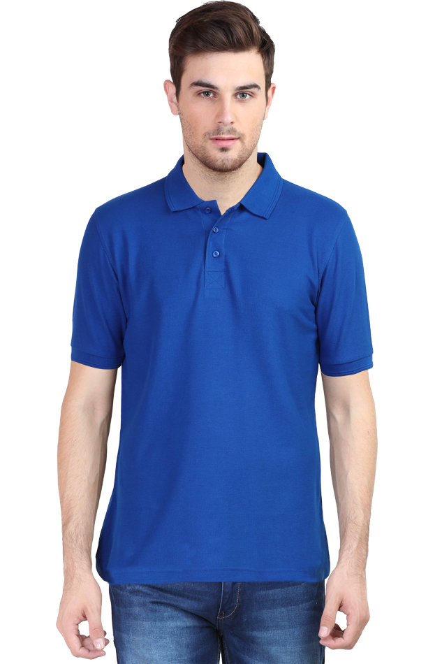 Royal Blue Formal Polo T-Shirt