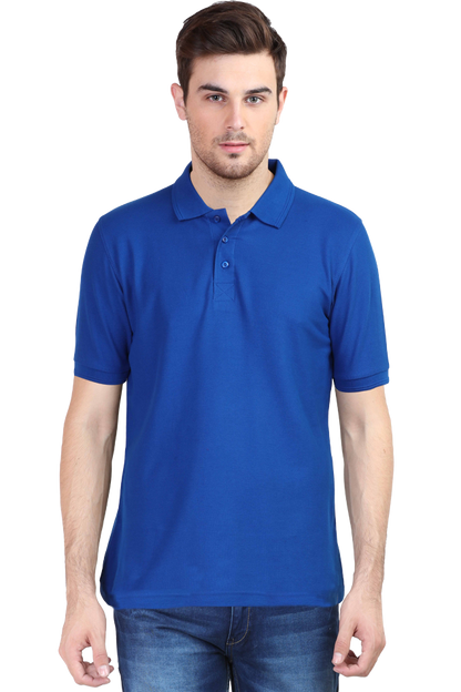 Royal Blue Formal Polo T-Shirt