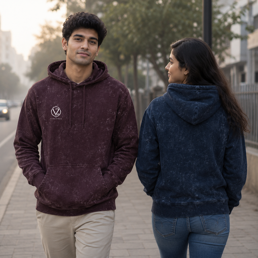 Unisex Acid Washed Hoodie