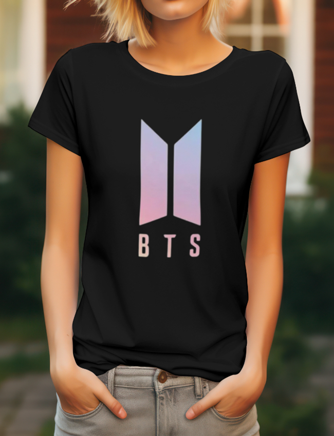 BTS Harmony Printed Half Sleeve T-shirt