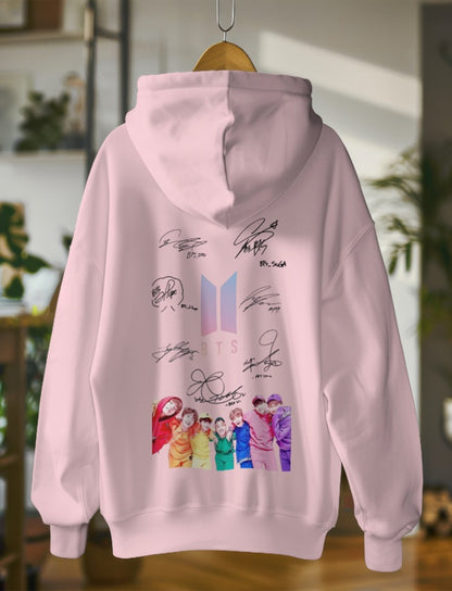 Bangtan Vibes Back Printed Hoodie