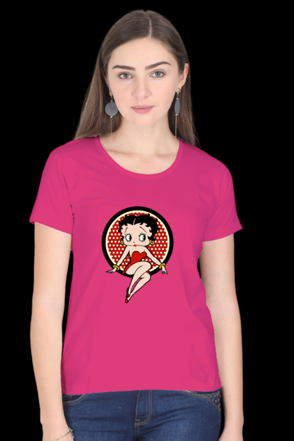 Betty Magic Printed Half Sleeve T-Shirt