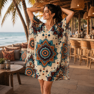 Boho Mandala Kaftan