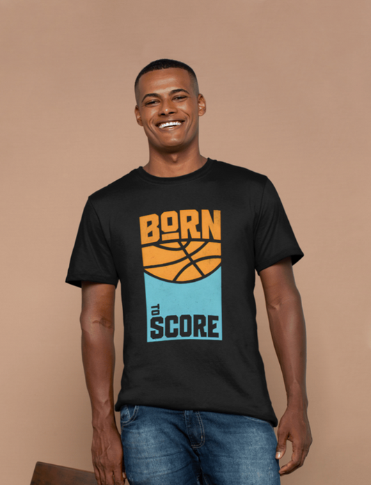 Born To Score Printed T-Shirt