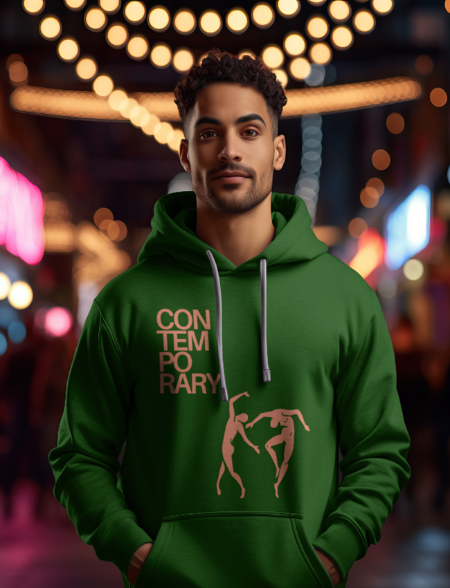 Contemporary Design Unisexual Hoodie Sweatshirt