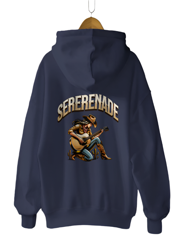 Cowgirl Serenade Art Printed Hoodie