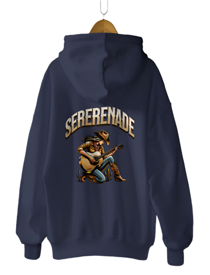 Cowgirl Serenade Art Printed Hoodie