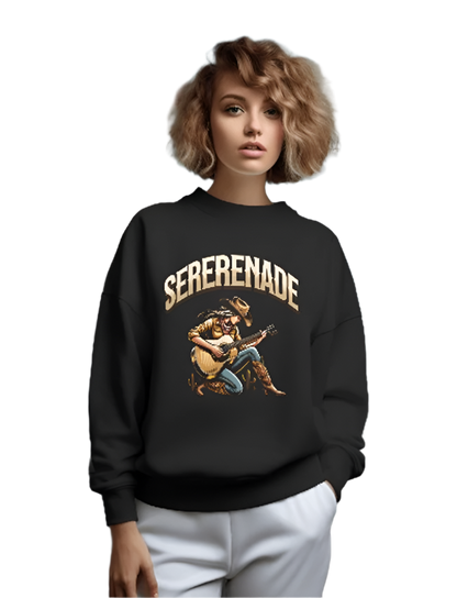 Cowgirl Serenade Printed Sweatshirt