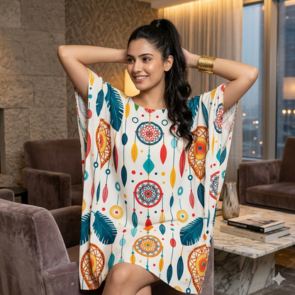 dreamcatchers Style Pattern Kaftan