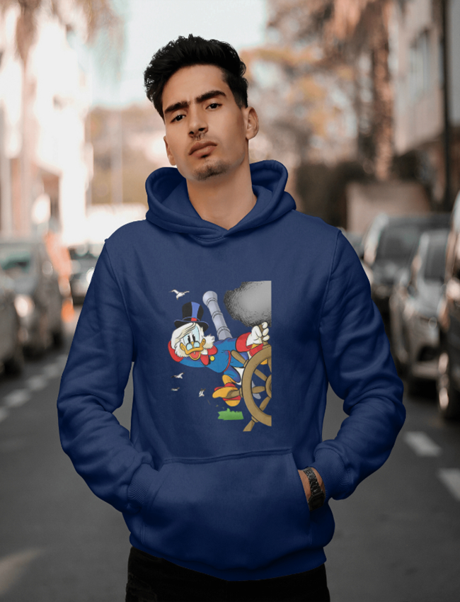 Ducktales Daze Printed Hoodie Sweatshirt