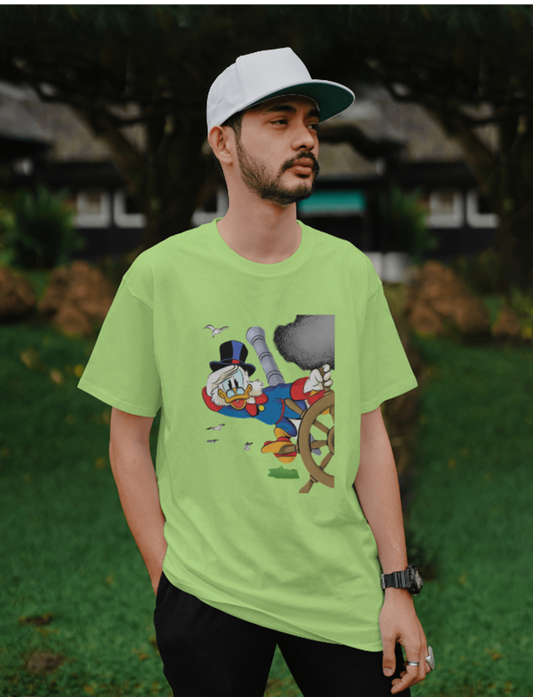 Ducktales Daze Design Printed T-Shirt