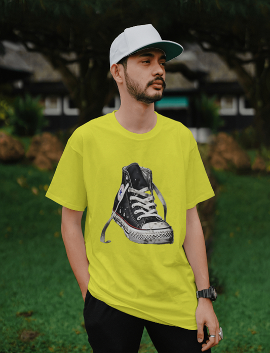 Footprint Design Printed T-Shirt