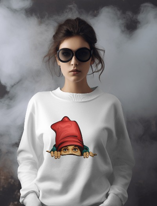 Hide and Seek Graphic Printed Sweatshirt