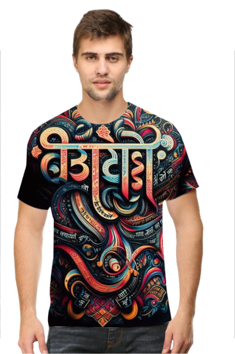 Indian Art Printed T-Shirt