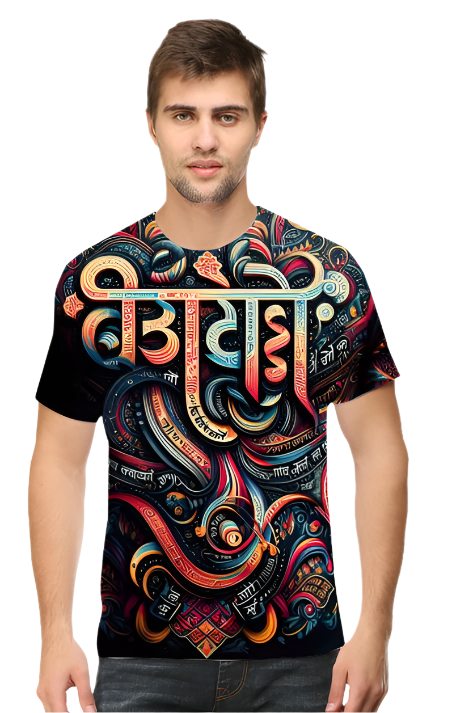 Indian Art Printed T-Shirt