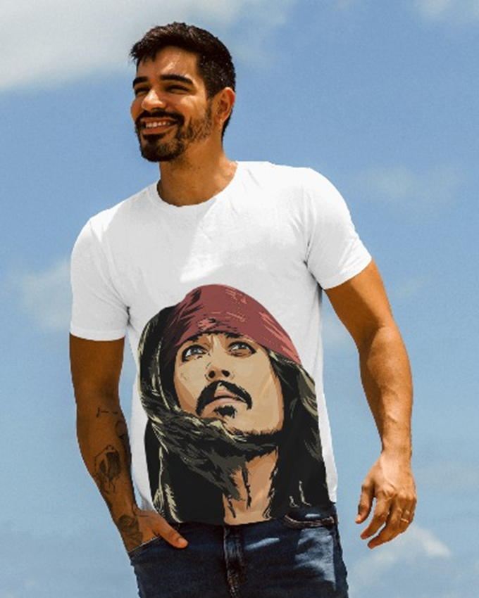 Captain Jack Printed T-Shirt