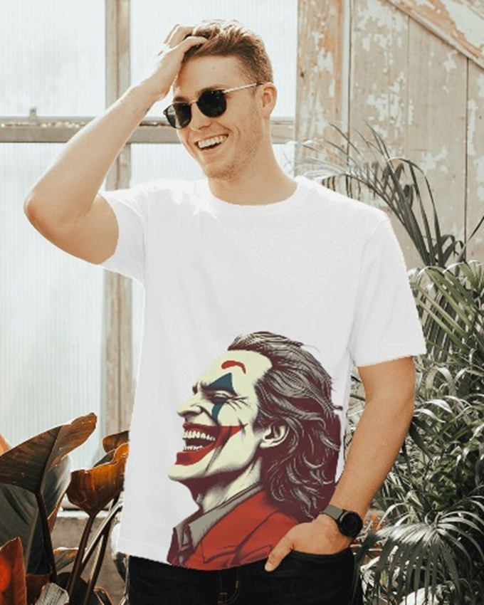 Joker Laugh Printed T-Shirt