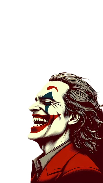 Joker Laugh Printed T-Shirt