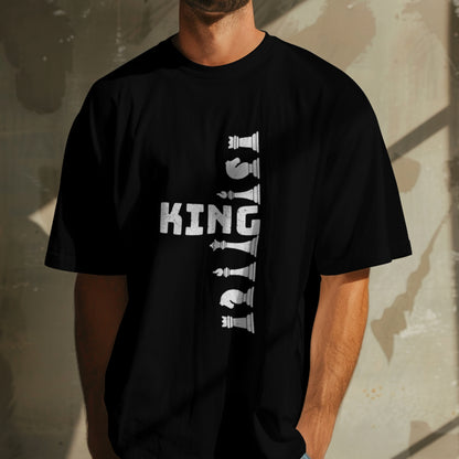 King on board Oversized Printed Unisexual T-Shirt