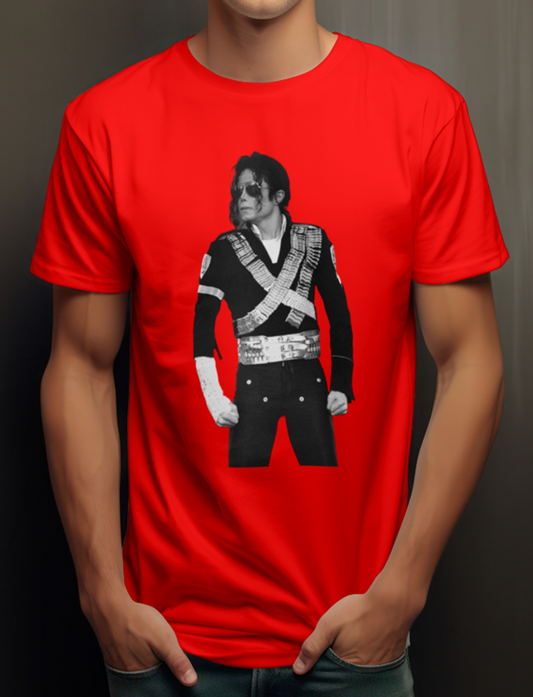 King of Pop Tribute Printed T-Shirt