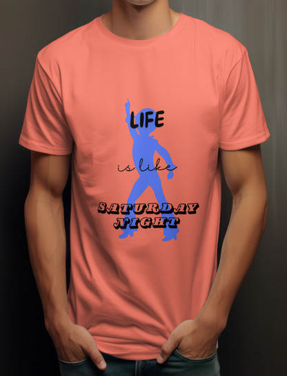 Life Quote Design Printed T-Shirt