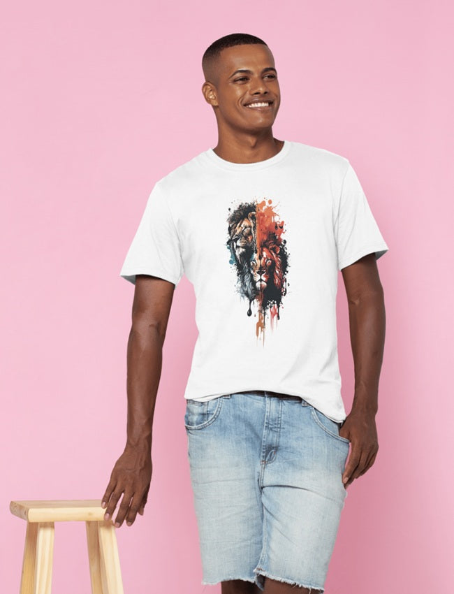 Lion Pride Art Printed T-Shirt