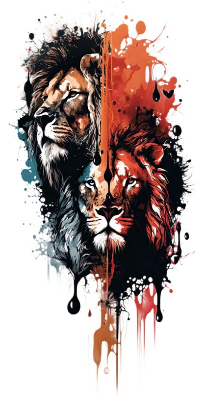 Lion Pride Art Printed T-Shirt