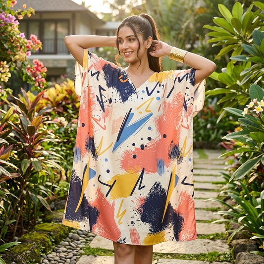 Memphis style designer Kaftan