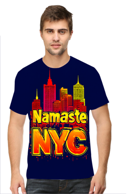 Namaste NYC Art Printed T-Shirt