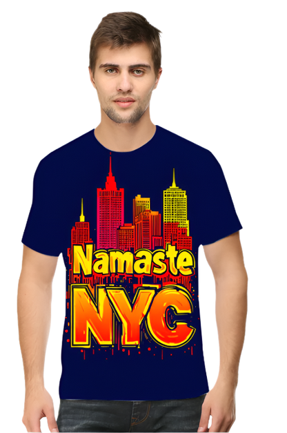 Namaste NYC Art Printed T-Shirt