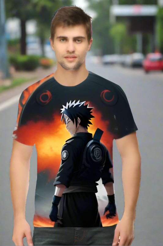 Naruto Shippden Art Printed T-Shirt